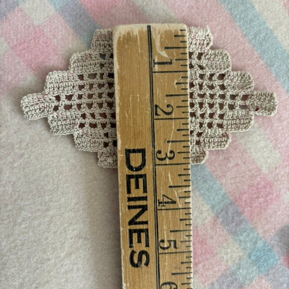 Antique Vintage Crochet Trim Edging Lot of 3 - Picture 6 of 10